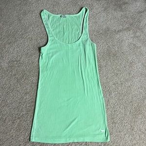 Victoria’s Secret Pink lime green tank top Size Large